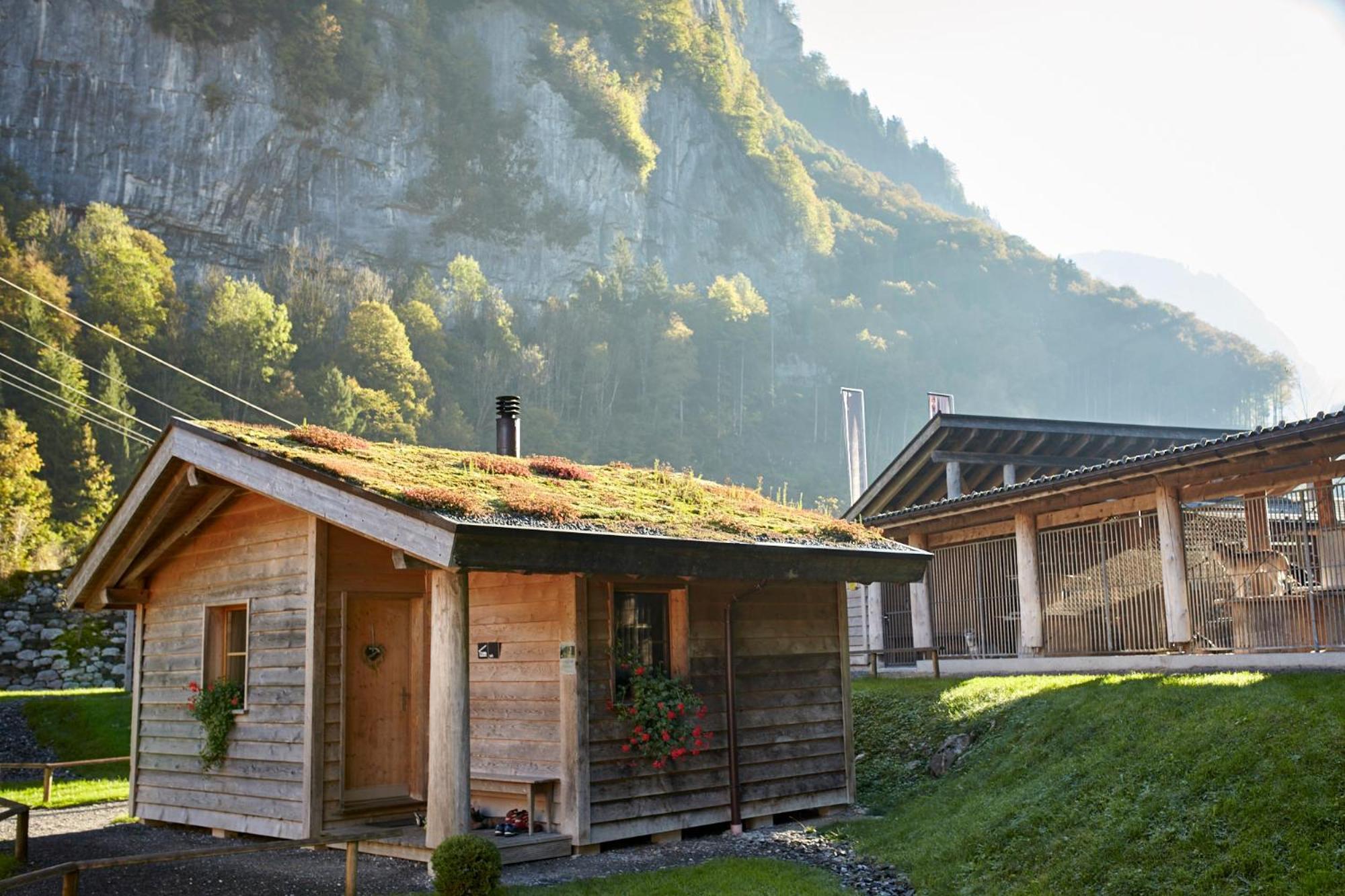 Huettenhotel Husky Lodge Muotathal Exterior foto